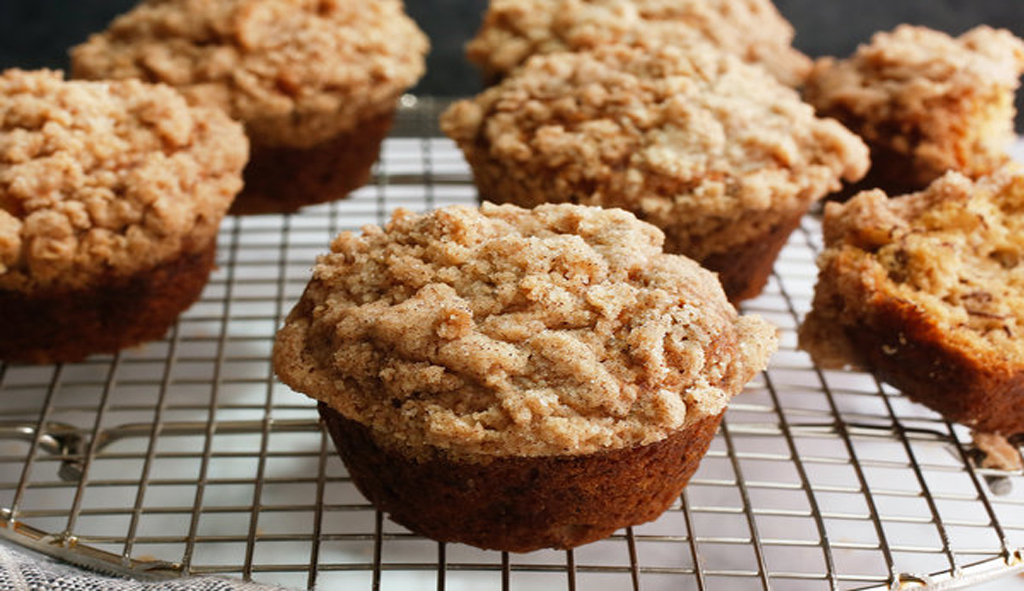 Banana Crumb Muffins