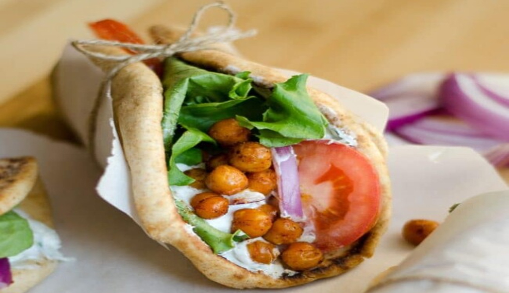 Roasted Chickpea Gyros