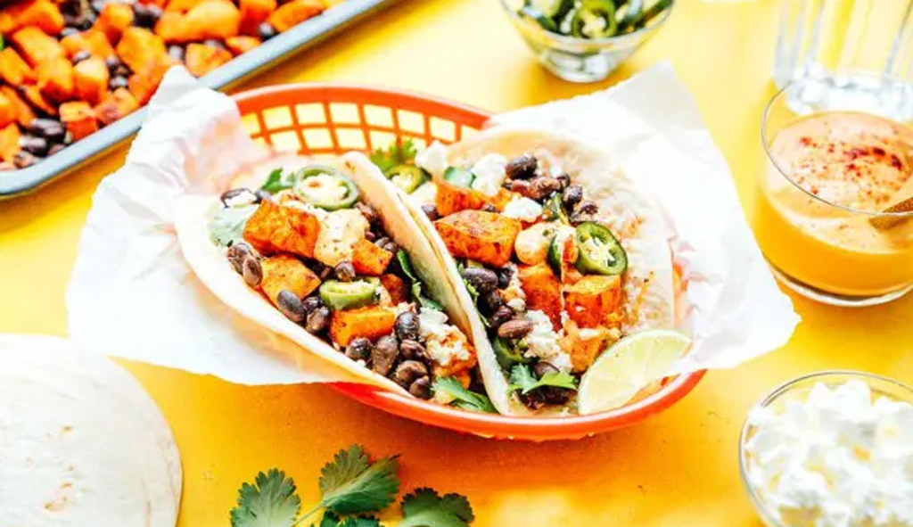 Sweet Potato Black Bean Tacos